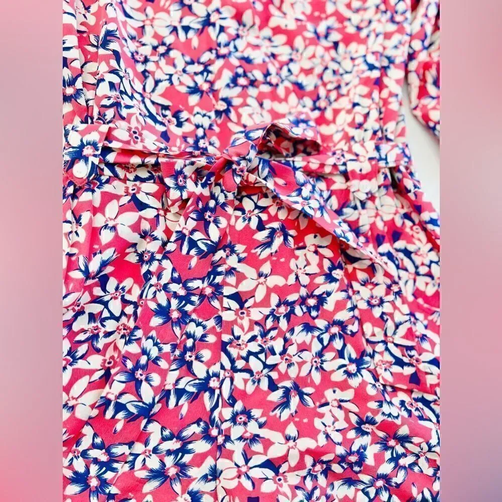Yumi Kim 100% Silk Liz belted romper Size XS GORGEOUS!!